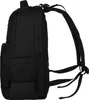Side view of a black backpack against a white background. Náhled obrázku produktu