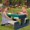 Little Tikes Easy Store Picnic Table, Draußen, Mehrfarbig, Produktbild-Vorschau 5