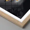 Gerahmtes Poster - Rahmen in heller Eiche - Gold Mund Produktbild-Vorschau 2