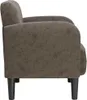 vidaXL Fotel z podłokietnikami ciemnoszary 54 cm imitacja Podgląd zdjęcia produktu 4