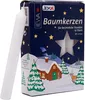 Svíčky na stromeček 12 kusů, bílé 15 x 125 mm Náhled obrázku produktu 1