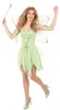 Costume da fata sexy elfo verde lime-oro - S Anteprima dell’immagine prodotto 3