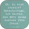 Mr. & Mrs. Panda Getränkeuntersetzer Spruch Kreatives Chaos Produktbild-Vorschau 1