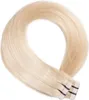 hair2heart Premium Tape Extensions ľudské vlasy rovné - 10 Náhľad obrázku produktu 2