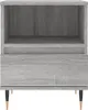 vidaXL Nachttisch Grau Sonoma 40x35x50 cm Holzwerkstoff Produktbild-Vorschau 5
