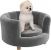 PawHut Hundesofa Hundecouch, Haustiersofa mit Rückenlehne Produktbild-Vorschau 1