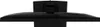 A top-down view of a black computer monitor stand and the bottom edge of the screen. Voir les images du produit