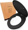 BENKSTEIN WC Sitz Toilettendeckel schwarz oval Klodeckel Produktbild-Vorschau 7