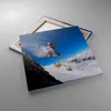 Bild auf Leinwand - Leinwandbild - Snowboard Winter Berg Produktbild-Vorschau 2