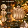 Weihnachtskugeln Glas 12er Set Christbaumkugeln Baumschmuck Produktbild-Vorschau 6