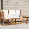 vidaXL Modułowa sofa narożna z kremowymi poduszkami z Podgląd zdjęcia produktu 1