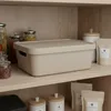 Plastard Boxen 19 L, 3er-Set, stapelbar, BPA-frei, Beige, Produktbild-Vorschau 3