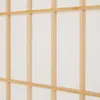 Homestyle4u 190, 6dílná přepážka, přírodní dřevo, bílý Náhled obrázku produktu 6