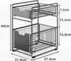 Organizer Pod Zlew Kuchnia Łazienka Składany 22Cm Czarna Podgląd zdjęcia produktu 4