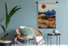 MuchoWow® Wandteppich Wandbehang Blau - Gold - Marmor 60x90 Produktbild-Vorschau 5