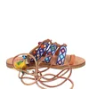 CORAL BLUE Sandalen Damen Textil Blau EX310 - Größe: 37 Produktbild-Vorschau 3