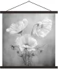 MuchoWow® Textilposter Stilleben - Blumen - Schwarz und Produktbild-Vorschau 1