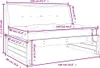 vidaXL Mittelsofa 120x80 cm Massivholz Kiefer Produktbild-Vorschau 7