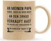 22Feels Glitzertasse Gold Papa Geschenk Vatertag Vater Produktbild-Vorschau 1
