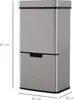 HOMCOM Mülleimer Abfalleimer mit Sensor 72 l Produktbild-Vorschau 3