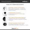 Walimex pro 2 in 1 Sfondo pieghevole nero/bianco 150 x 200 Anteprima dell’immagine prodotto 2