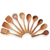 Bikolo® Houten Keukengerei Set 10-Delig - Houten Spatel - Productafbeelding-voorbeeld 1