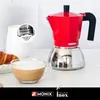 Monix M863106, cafetera moka, 0,37 litros, color rojo, Vista previa de la imagen del producto 5