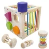 Montessori-Spielzeug für Kinder, Holz-Sortierwürfel mit 8 Produktbild-Vorschau 4