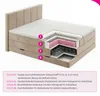 Boxspringbett Star XL mit 2 Bettkästen und Topper, mit Produktbild-Vorschau 5