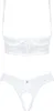 Heavenlly - Set sexy con cavallo aperto - Bianco Anteprima dell’immagine prodotto 7