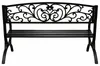 LEAN 29321 Panchina da giardino in metallo 127 × 60 × 85 Anteprima dell’immagine prodotto 6