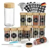 12 Gewürzgläser Set mit Deckel,100ml Gewürzdosen mit Produktbild-Vorschau 1