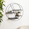 Regal "Lara" Metall - schwarz - D.50 cm - Atmosphera Produktbild-Vorschau 4