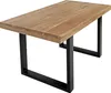 Esstisch Akazie Natur 160 x 85 cm massiv gerade Tischkanten Produktbild-Vorschau 9