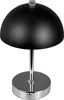 A black dome-shaped table lamp with a silver stem and base, shown against a white background. Produktbild-Vorschau