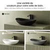 EMKE Aufsatz-Waschtisch aus Keramik – Ovales Design in Produktbild-Vorschau 8