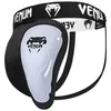 A Venum Challenger Groin Guard & Support in black and white. Produktbild-Vorschau
