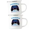 Geburtstagskind Level 14 Freigeschaltet Emaille Tasse Happy Produktbild-Vorschau 2