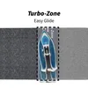 An iron is shown on a textured surface, with text indicating a 'Turbo-Zone Easy Glide'. Produktbild-Vorschau