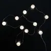 LED Kugellichterkette Acrylkugel Batterie Weihnachtsdeko 10 Produktbild-Vorschau 3