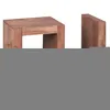 Wohnling Acacia massif Table d'appoint \"S\" Cube 45 x 30 x Voir les images du produit 13