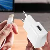 A hand holding a USB-C cable and a Samsung charger. Produktbild-Vorschau