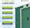Juskys Metall Gerätehaus M mit Pultdach, Schiebetür & Produktbild-Vorschau 5