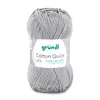 A ball of grey yarn with a label. Produktbild-Vorschau