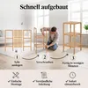 hausleben, scaffale in bambù a 3 ripiani, 77x30x33 cm, Anteprima dell’immagine prodotto 4