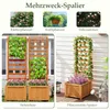 COSTWAY Blumenkasten mit Rankgitter, Pflanzkasten für Produktbild-Vorschau 6