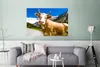 MuchoWow® Poster Kuh - Schnee - Alpen 120x80 cm - Bilder Produktbild-Vorschau 5