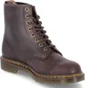 A single brown leather boot is shown against a white background. Voir les images du produit