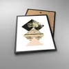 Gerahmtes Poster - Schwarzer Rahmen - Abstraktion Diamant Produktbild-Vorschau 3