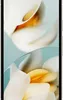 A close-up abstract image of white and yellow flower petals with a reflective surface. Produktbild-Vorschau